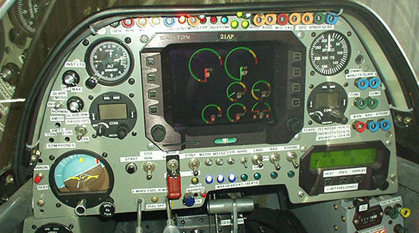 N21AP & N55PQ Cockpit